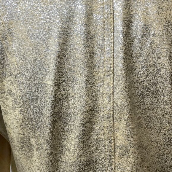 Lena Gabrielle Metallic Yellow Studded Jacket Size 10 FABULOUS! - Picture 10 of 10
